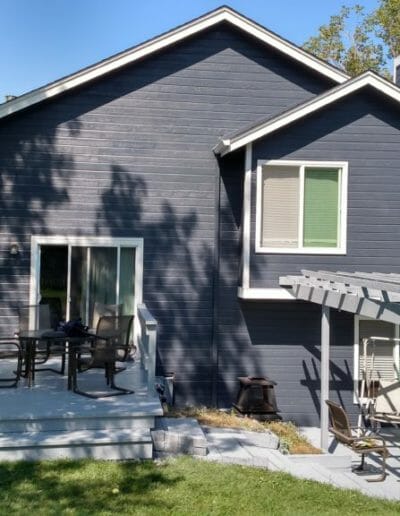 rear of home with painted siding