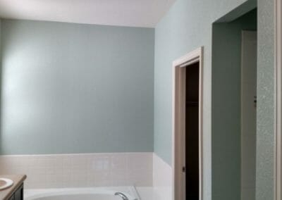 bathroom with fresh paint