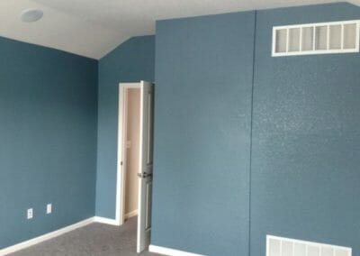bedroom with fresh paint