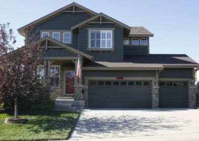 newly painted earth tone house